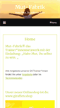 Mobile Screenshot of mut-fabrik.de